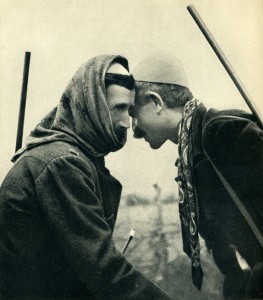 GM022: Northern Albanian men greeting one another (Photo: Giuseppe Massani, 1940).