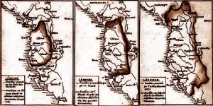 3 harta të Shqipërisë, të modeluar në konferencën e ambasadorëve në Londër 1913.