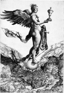 Nemesis (rreth 1502) Albrecht D&uuml;rer